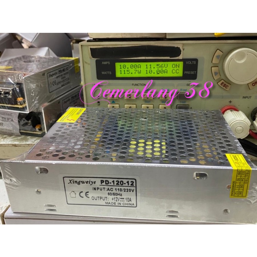 Switching Power Supply Jaring 12V 10A Body Kecil