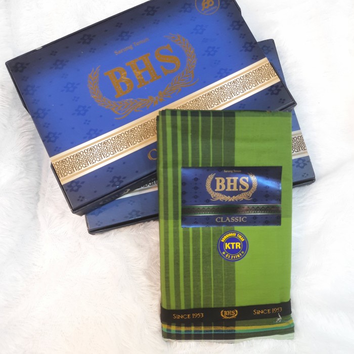 {FamilyStore} Sarung BHS Classic Motif Kotak Salur Original  ASLI Bukan Afkir Murah