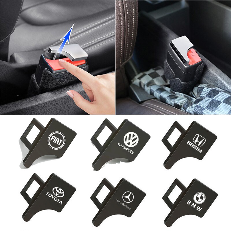 [new] Concealed Car Safety Buckle Clip Seat Belt Plug Untuk Renault Clio Fluence Duster Megane 2amplaso Kwid Logan Captur Koleos