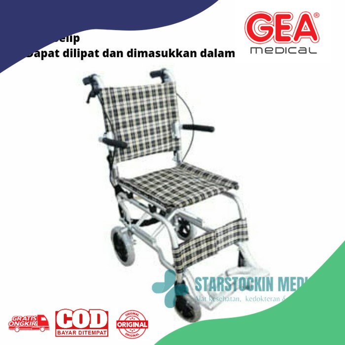 GEA Kursi Roda Travelling + Tas FS-804L