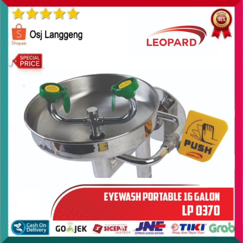 Eyewash Leopard LP 0370 - Emergency Eyewash Portable Leopard LP 0370 - Alat Pencuci Mata Darurat