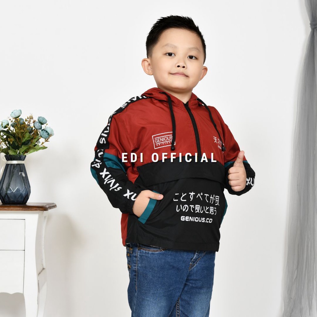 Jacket Anak Kantong Depan -Jaket  anak Terlaris - 2-12 tahun