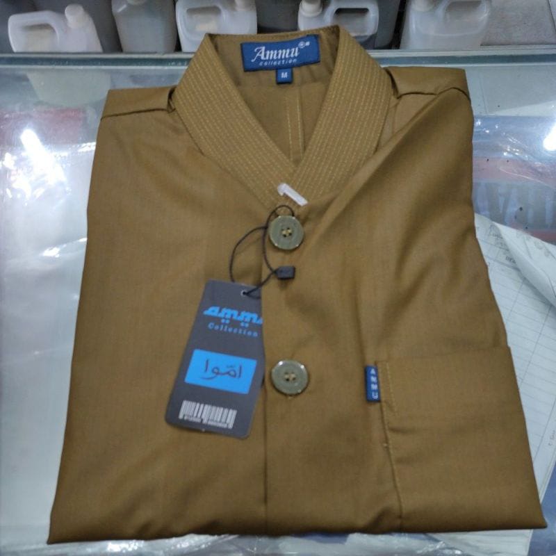 baju koko ammu / baju koko ammu original / baju koko ammu dewasa warna coklat
