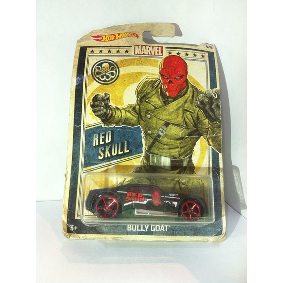 Hot Wheels. 2019 Marvel Avengers Series - 4. Bully Goat. Red Skull Walmart by MATTEL 2019