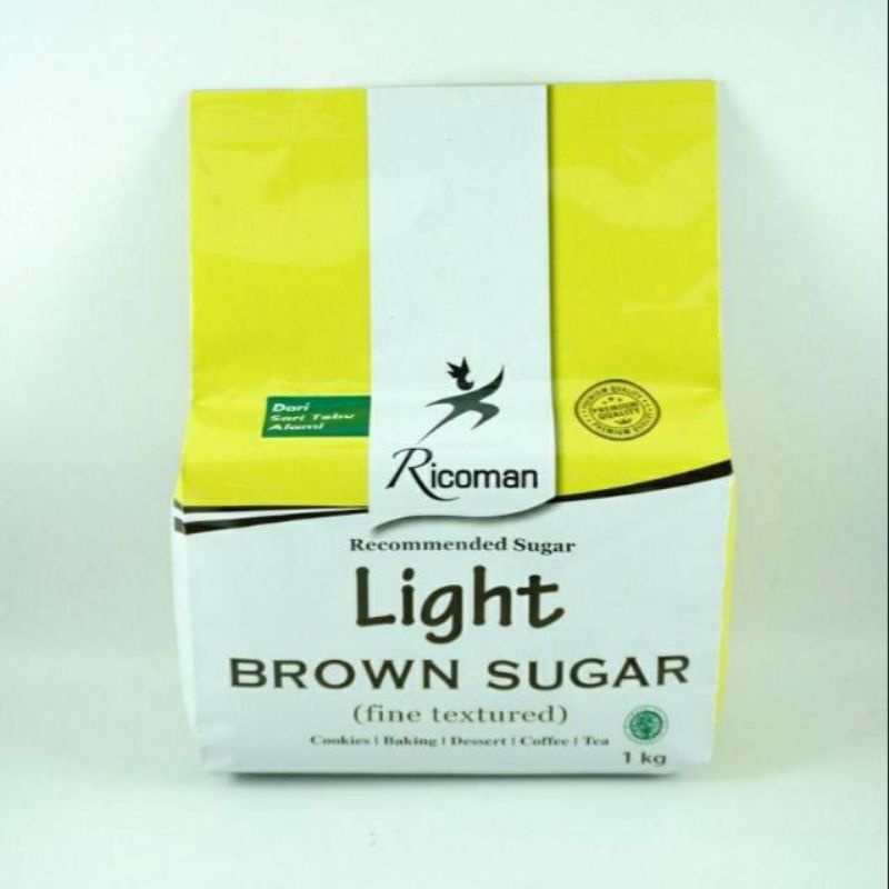 

Ricoman Light Brown Sugar 1 Kg