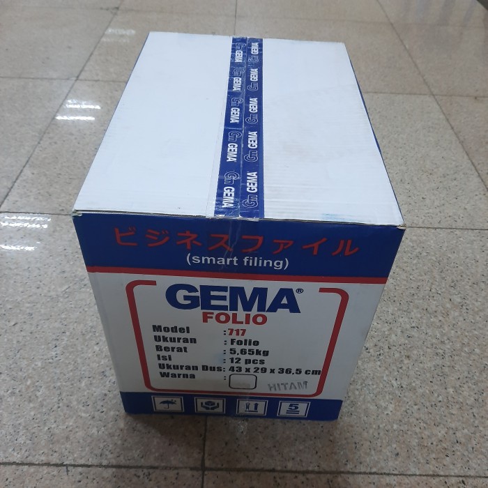 

NEW Ordner Gema Folio 717 (1 Dus) / Ordner Gema Kwitansi A5 Code 1833