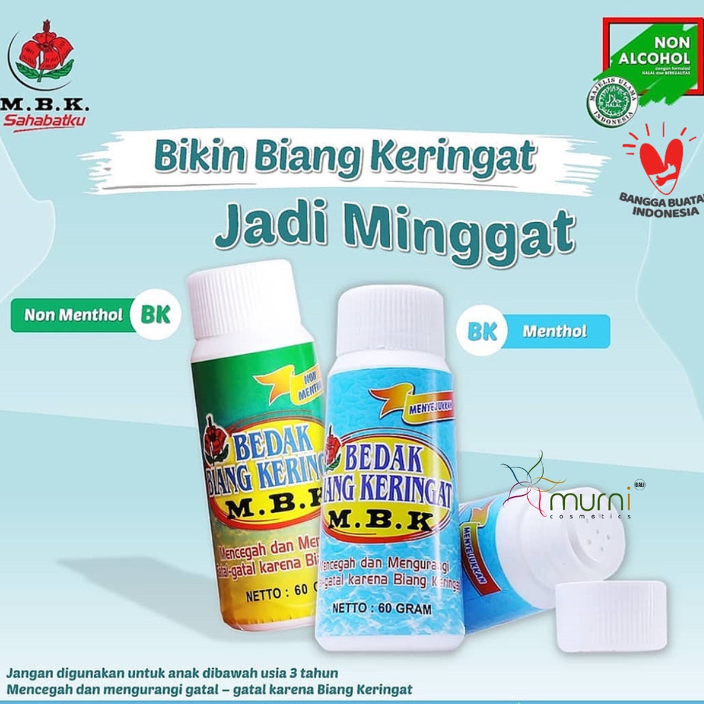 MBK BEDAK BIANG KERINGAT BOTOL 60GR