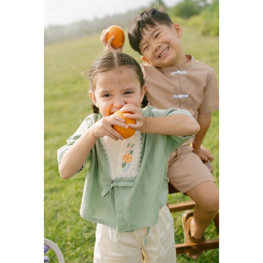 BOHOPANNA KIM SET BOHOPANNA CNY SET / SETELAN ANAK PEREMPUAN / HANBOK KOREA GIRL