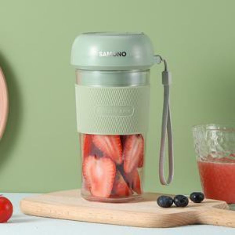 SAMONO Mini Juicer SW-Y9 Portable Blender USB 350 ML 6 Mata Pisau