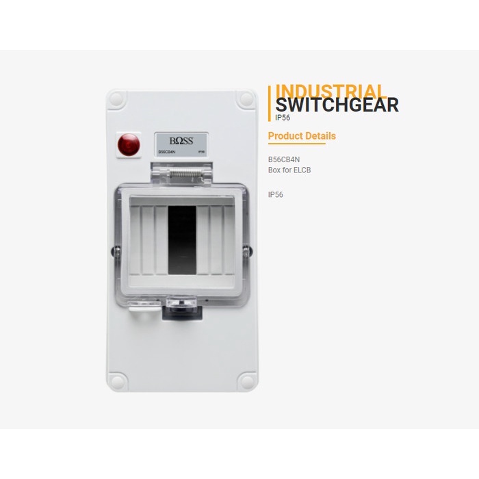 Box For ELCB B56CB4N IP56 BOSS 7020079