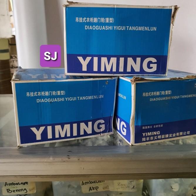 Roda Pintu Lemari + Rel Pintu ( Yiming ) 2 Meter