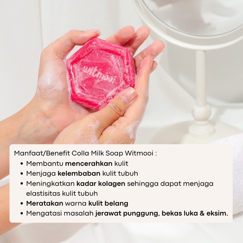 [READY] Witmooi Collamilk Soap / Sabun Collagen &amp; Goat Milk / Sabun Pemutih Sabun Witmooi