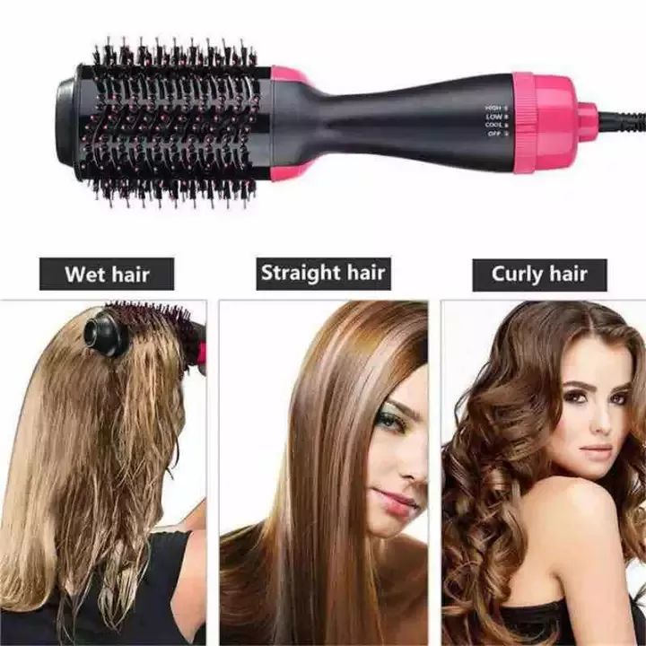 Sisir Hair Dryer Brush Styler One Step Hot Air Blow-5250