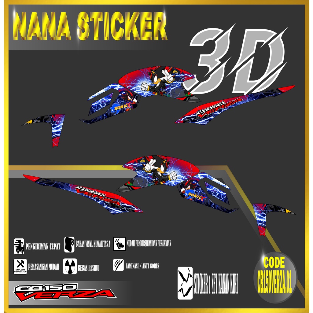 STRIPING CB150 VERZA VARIASI STICKER VARIO STICKER LIS LIST CB150 VERZA VARIASI 01