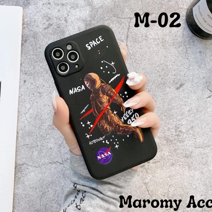 COD CASE ASTRONOT NASA TPU BLACK CASING FOR VIVO Y20 Y20I Y12S Y20S Y21 Y21S Y21T Y33S Y12 Y15 Y17 Y