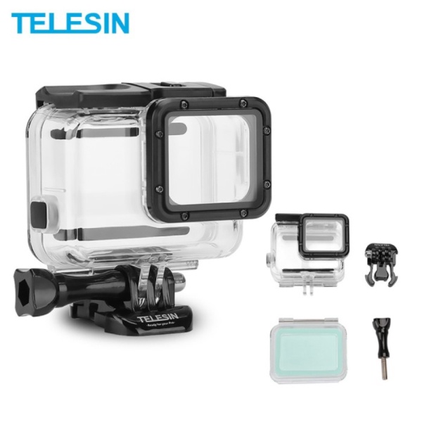 

Jual Telesin Waterproof Case Touchable For GoPro Hero 5/6/7 - Transparent Limited