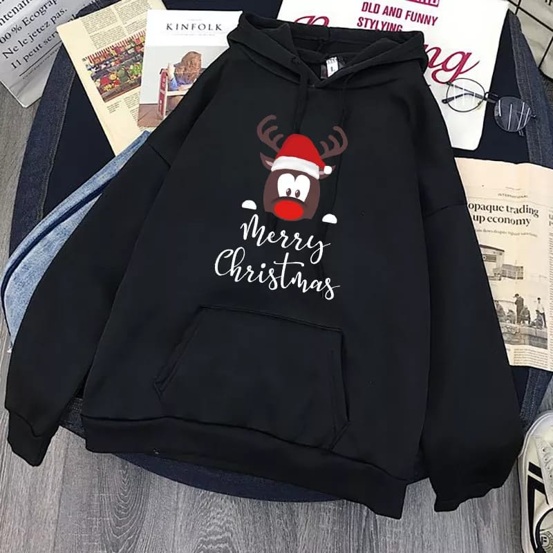 Hoodie Sweater Natal Merry Christmas Jaket Hodie Natal Wanita Anak Dewasa Baju Sweater Natal Christmas Xmas Unisex Sweater Oversize Merry Christmas Gambar Rusa Crewneck Sweatshirt Natal Santa Claus Marry Christmas Hoodie Wanita Oversize Korean Style Xxxl