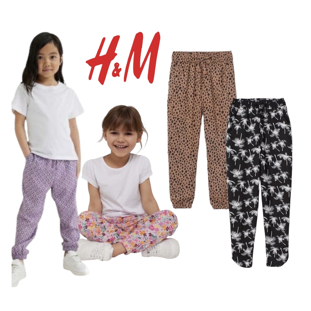 CELANA JOGGER ANAK PEREMPUAN RAYON HNM 2 - 18 TAHUN