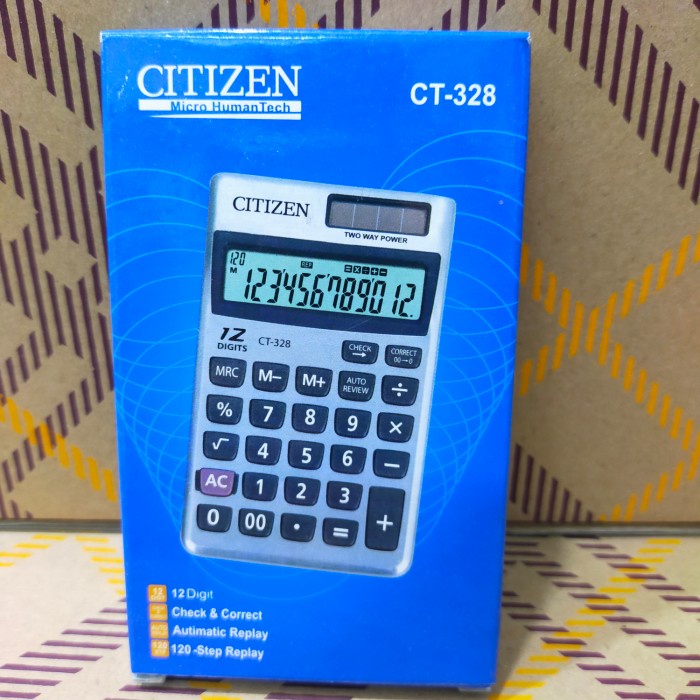 

STOK TERBATAS kalkulator citizen ct 328