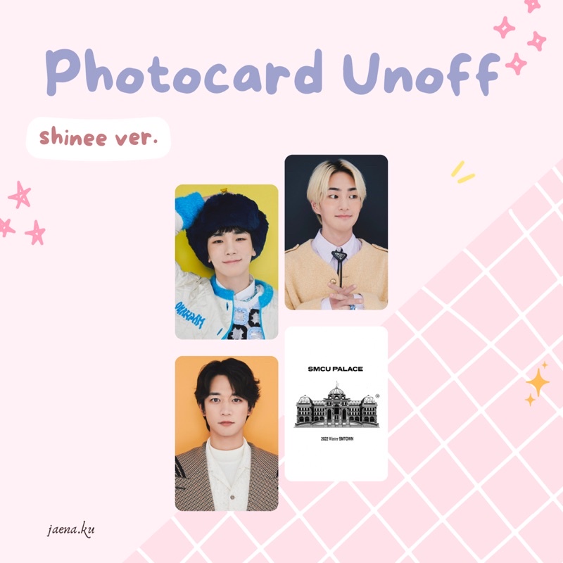 [SMTOWN] PHOTOCARD UNOFF WINTER SMTOWN 2022 EXO SHINEE SUPER JUNIOR