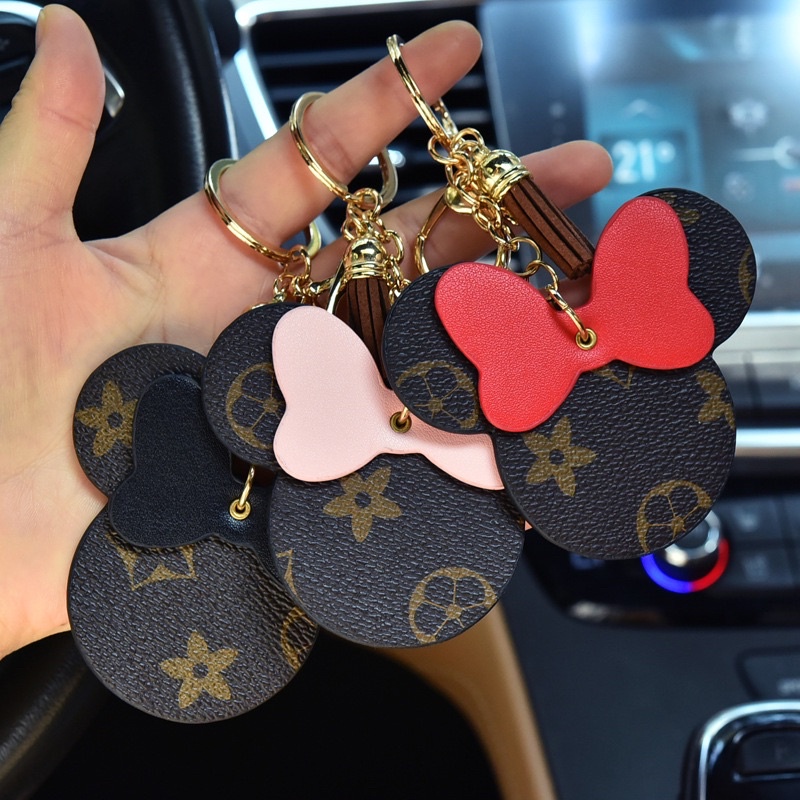 gantungan kunci mobil mickey mouse