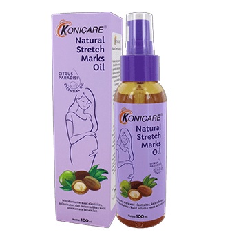 Penghilang Pencegah Stretch Marks KONICARE Oil 100ml Menjaga Elastisitas Kulit