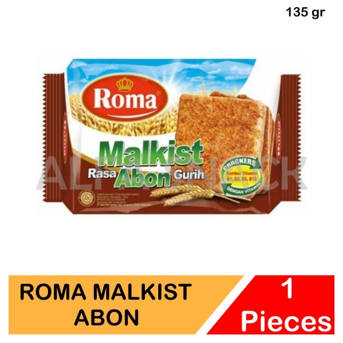 

Roma Malkist Abon Crackers Gurih Family Pack 135 gram