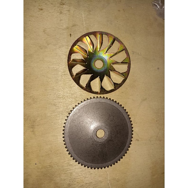 gigi stater besar + kipas besi / face drive beat fi / scoopy fi