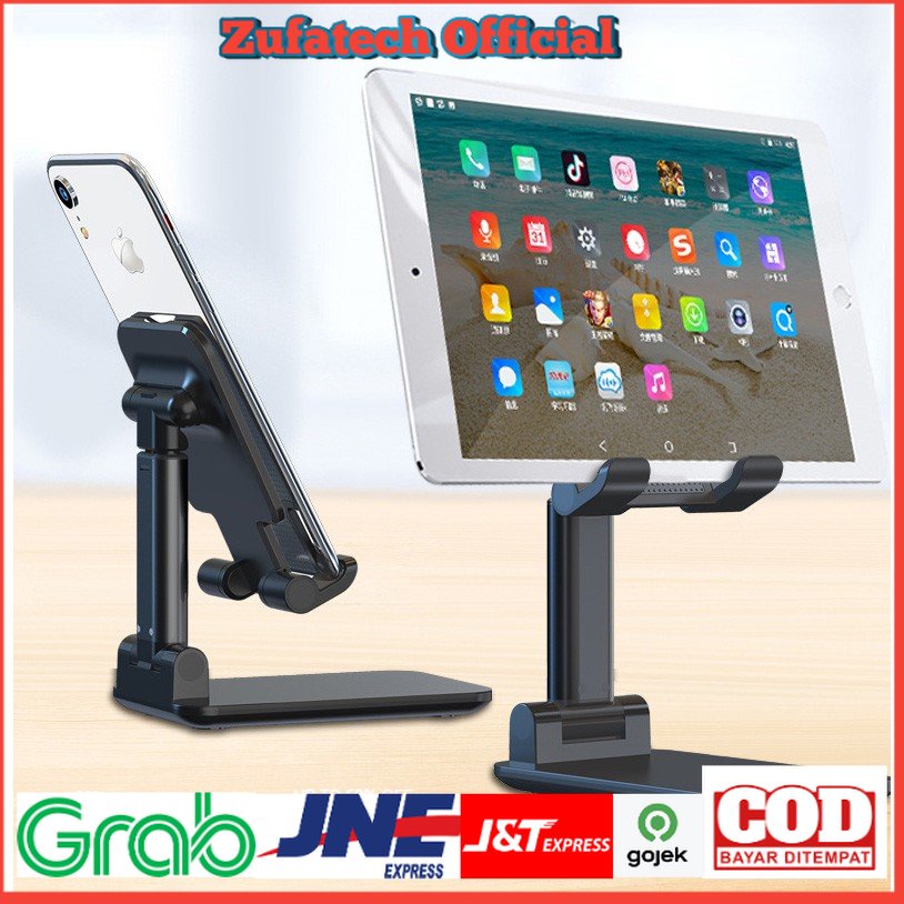 KKMOON Dudukan Smartphone Tablet Stand Holder Multi Angle - LP109 - Black