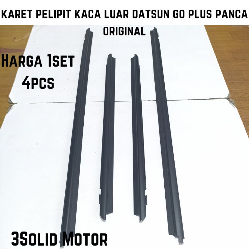 KARET PELIPIT KACA LUAR DATSUN GO PLUS PANCA