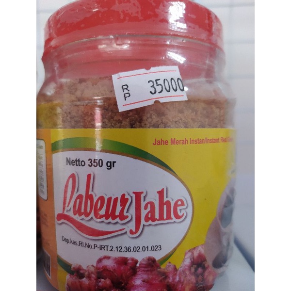 

Labeur Jahe Merah Gula Aren 350gr
