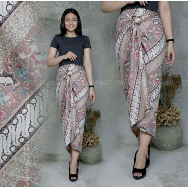 Bayar Ditempat - Rok Lilit Batik Motif Terbaru/ Rok Serut / Rok Kebaya / Bawahan Kebaya Modern &amp; Tradisional / Rok Wisuda / Rok Batik Murah / Batik Couple / Rok Rempel / Rok Plisket / Rok Lilit Instan/ Rok Sarung / Rok Floral HN Mode