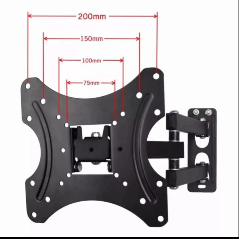 New sat TV Bracket 2.5m 200 x 200 Pitch 17-42Inch TV X-200