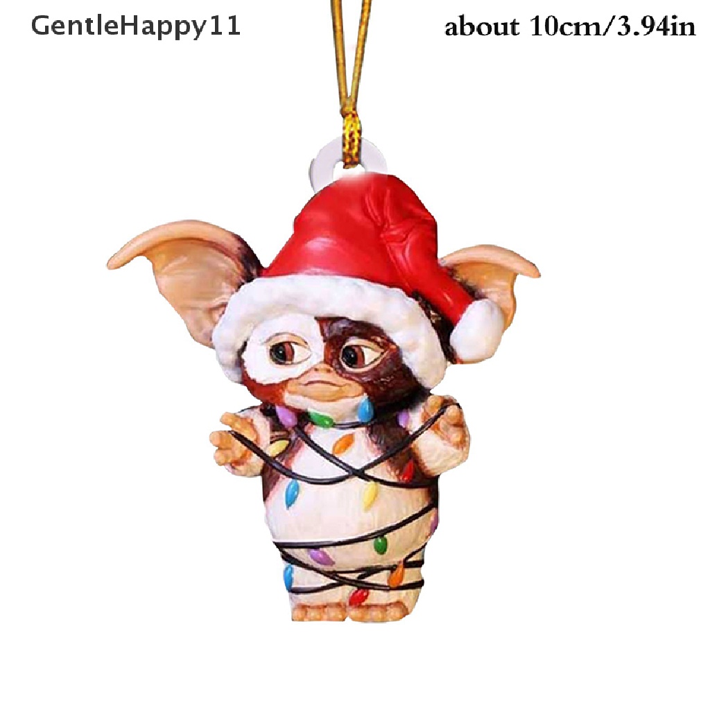 GentleHappy Gremlins Gizmo Santa Hat Hanging Christmas Figurine Christmas Tree Decoration id