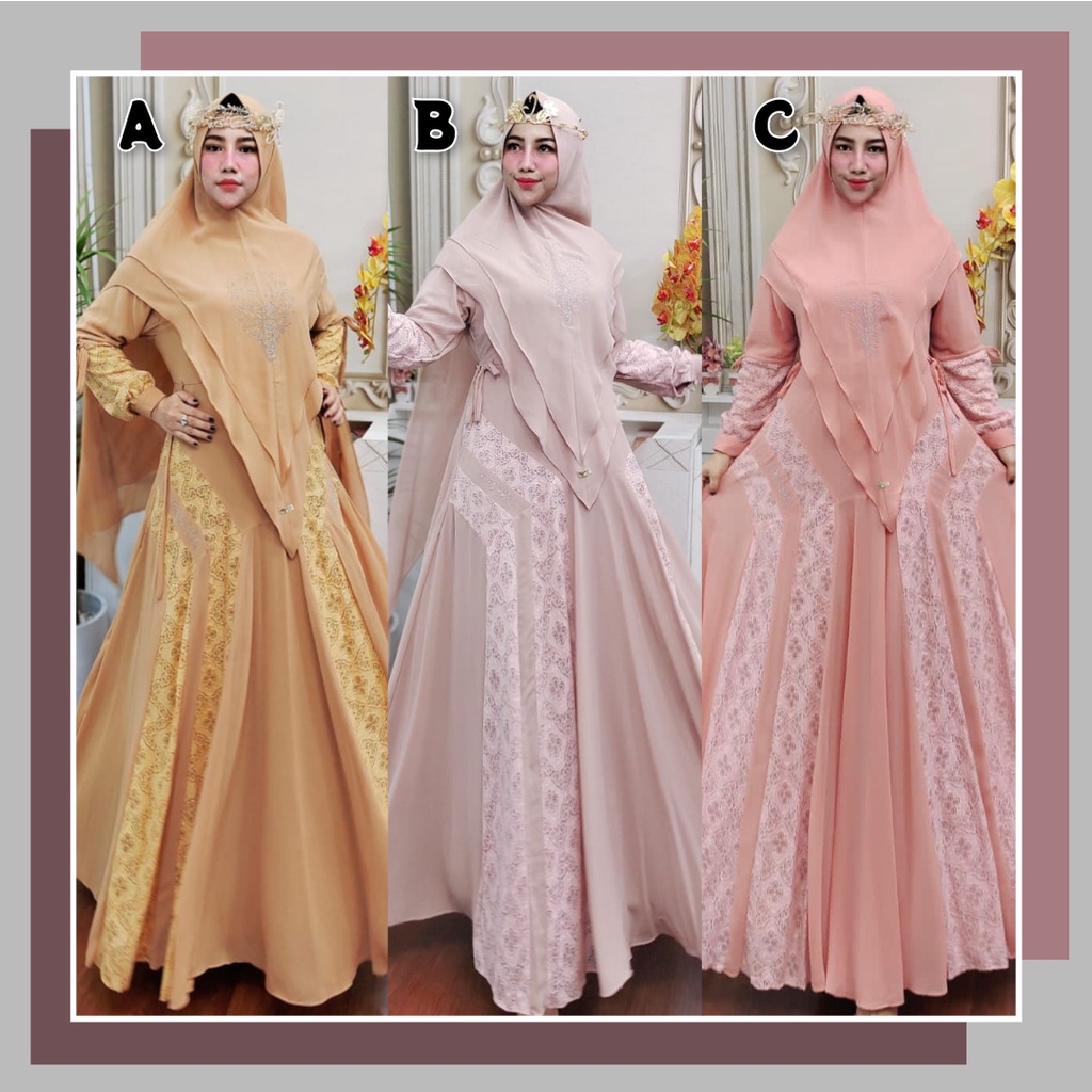 Elizabeth part 3 batch 3 Series gamis syari ori by Syafeera
