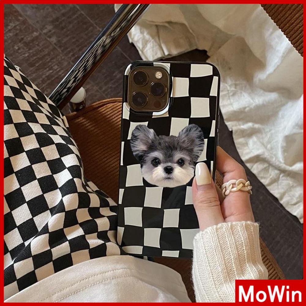 For iPhone 14 Pro max iPhone Case Black Soft Case TPU Candy Case Shockproof Big Hole Protection Camera Cute Puppy Compatible For iPhone 13 Pro max 12 Pro Max 11 xr xs 7Plus 7 8