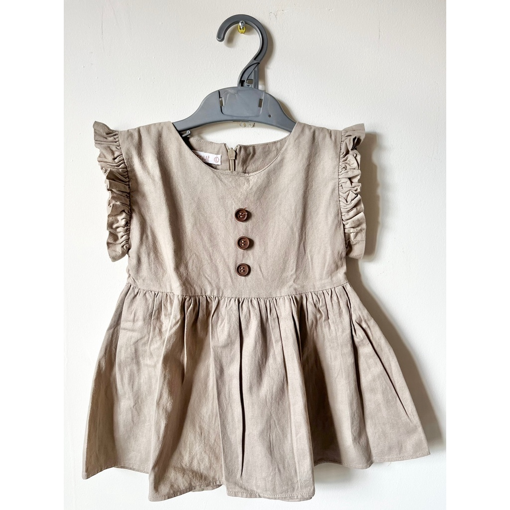 SALE Dress Anak Perempuan Merk BUTTERNUT Size L Usia 1-2 Tahun - Baju Terusan Rok Bayi Baby Girl Mod