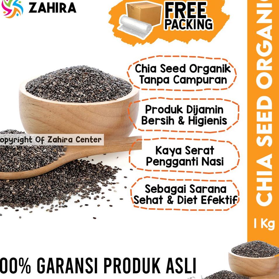 

↱ Chia Seed Premium 1Kg Mexico Kualitas Terbaik Untuk Diet Keto Kaya Serat Pengganti Nasi Shirataki む