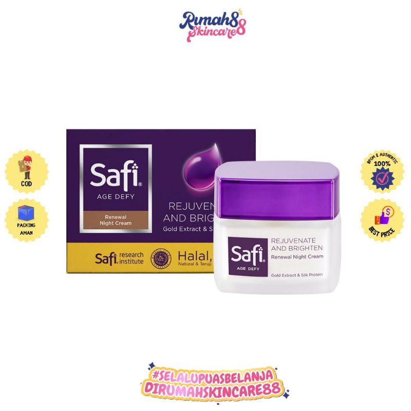 SAFI Age Defy Anti Aging Renewal Night Cream