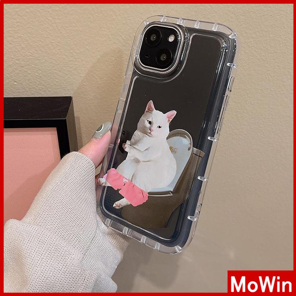 For iPhone 14 Pro Max iPhone Case TPU Soft Case Clear Case Airbag Shockproof Funny Cat Compatible For iPhone 13 Pro Max iPhone 12 Pro Max 11 7Plus 8Plus 6Plus XR xs