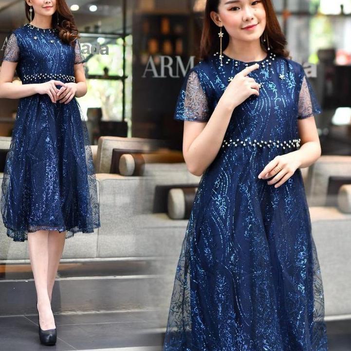 Menarik PROMO DRESS NATAL TERLARIS / DRESS PESTA / DRESS WANITA KEKINIAN 2021 / DRESS KOREA / DRESS 