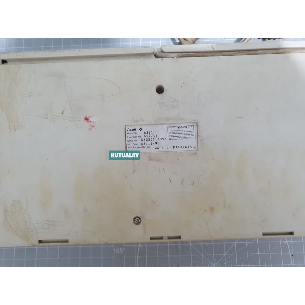 Keyboard Mechanical Jadul Acer 6311 1995 Vintage Retro Normal