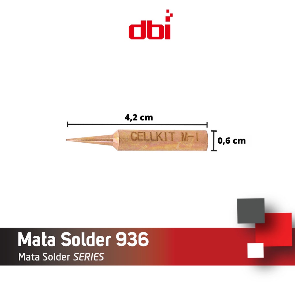 Mata Solder - Solder TIP 936 Tembaga Lancip CELLKIT