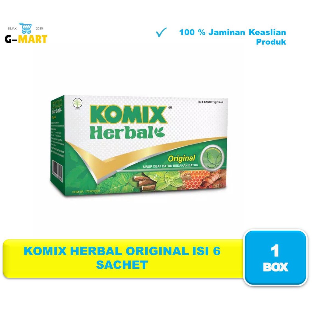 

Komix Herbal Original Box 6s