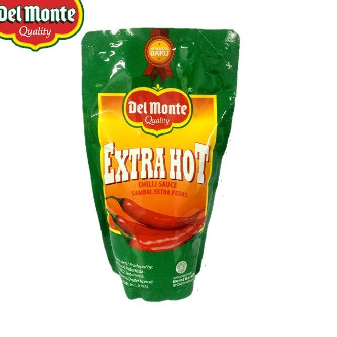 

↑ Delmonte Saus Extra Hot Chilli Pouch 1000 gr ㍿