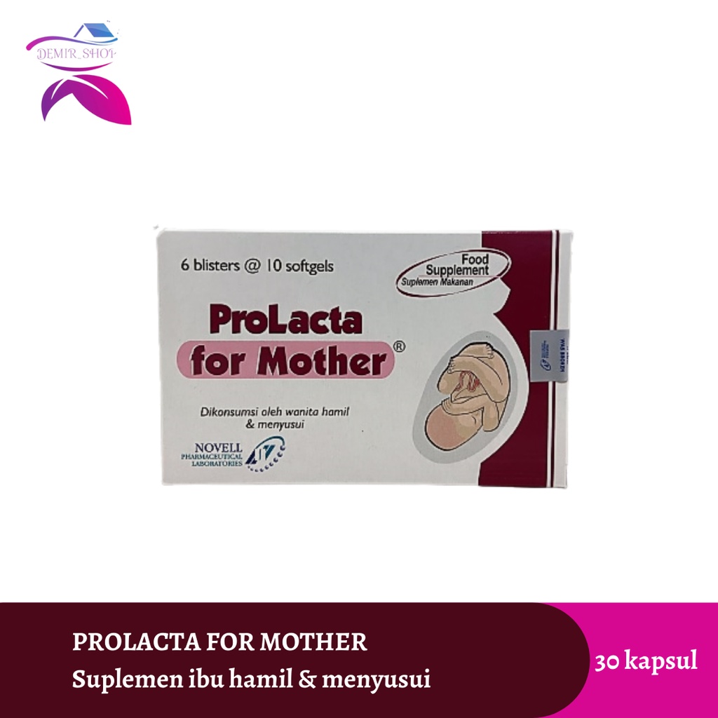 Prolacta For Mother Box 60 Kapsul Suplemen Ibu Hamil &amp; Menyusui