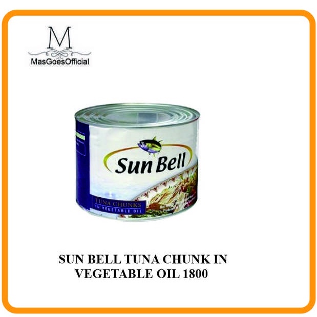 

SUN BELL TUNA CHUNK IN VEGETABLE OIL 1800