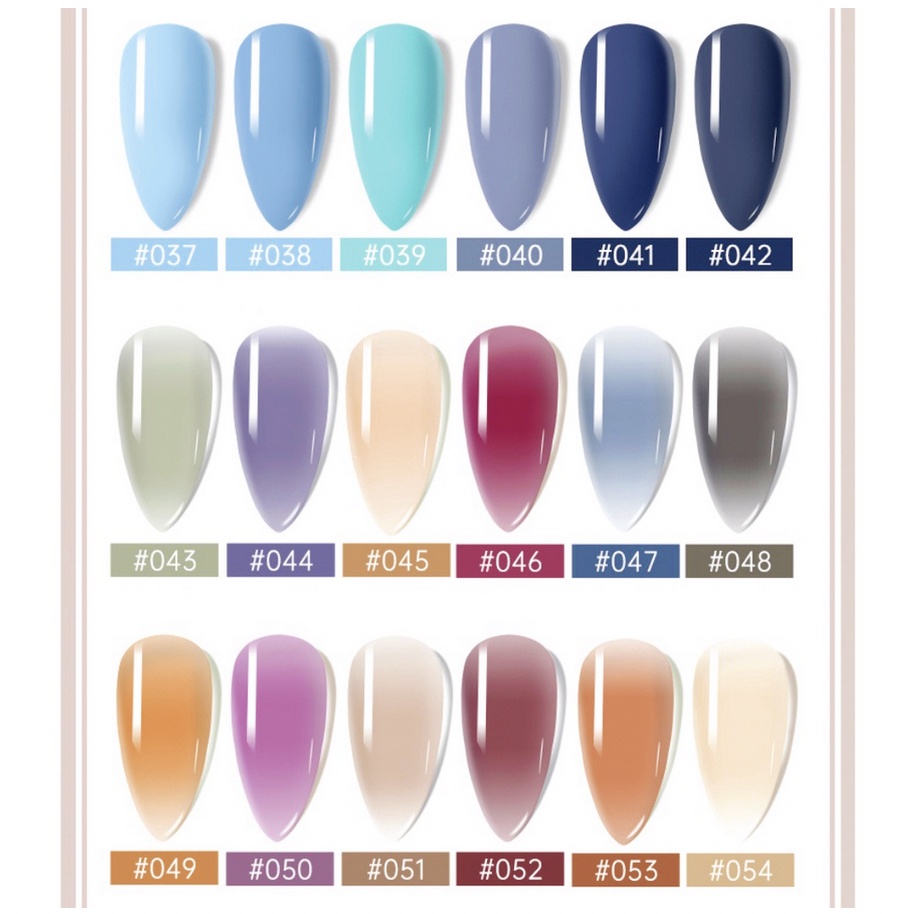 (41-80) RISYAL Nail gel UV LED Polish Soak off Nail Art / Nail polish  / Kutek Gel cat eye nail art /kecantikan kuku/  cat kuku / kutek manicure KU036