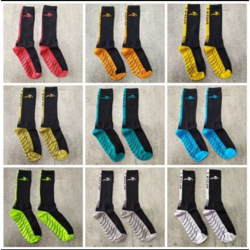 KAOS KAKI FUTSAL SPECS MOTIF HALF SEBETIS/ KAOS KAKI SPORT SPECS / KAOS KAKI BOLA SPECS SEBETIS