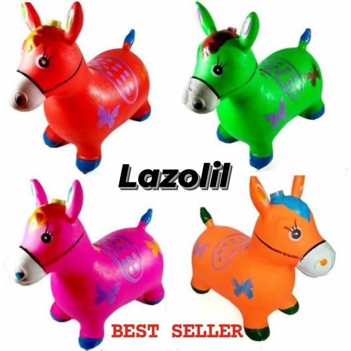 jumping animal / mainan kuda karet / kuda kudaan karet / main jamping